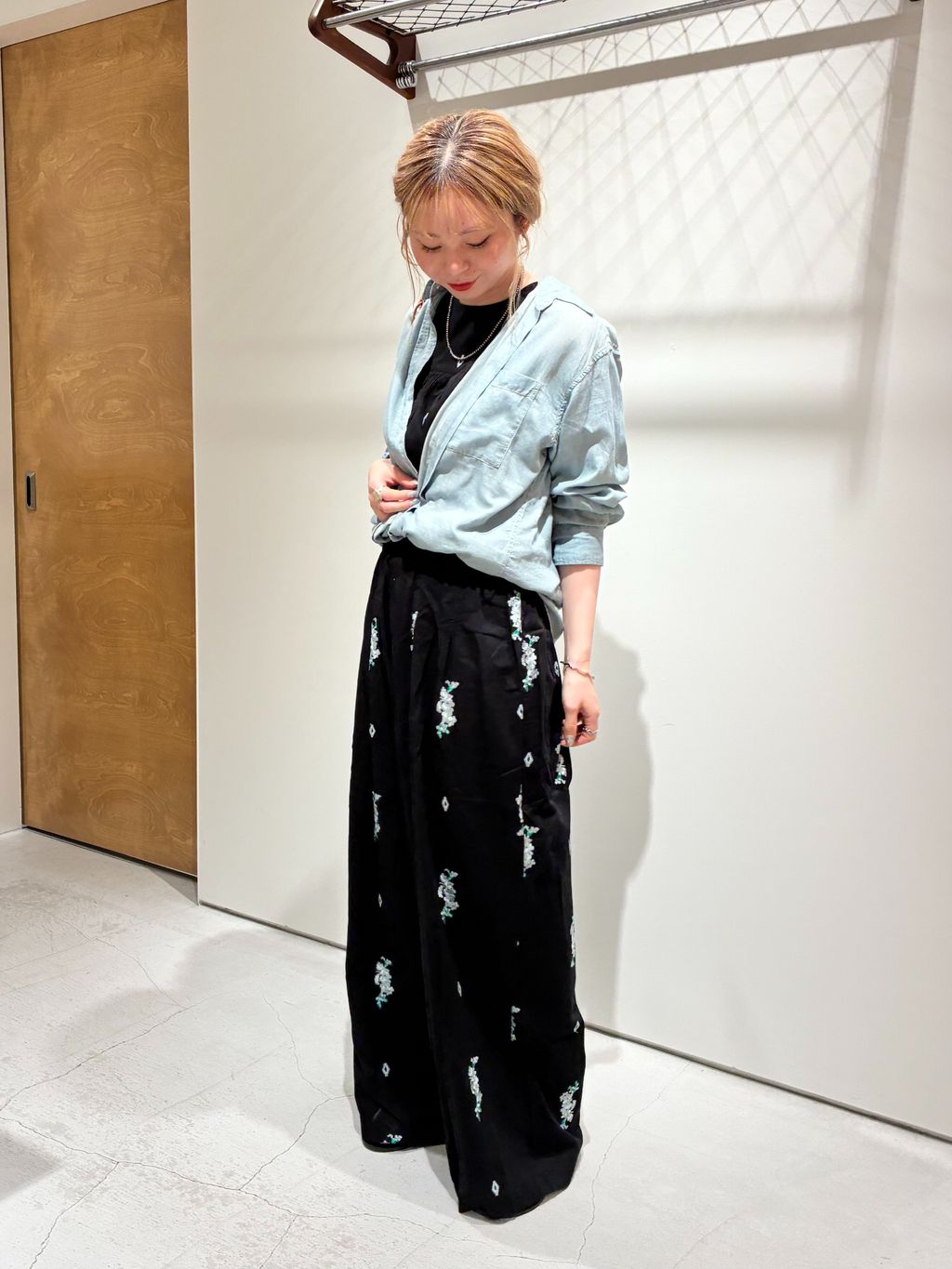 ne Quittez pas / ヌキテパ Cotton Voile Jasmine Embroidery Sleeの