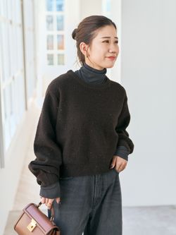 Spick & Span スパンコールショート丈ニット Spick & Span（スピック