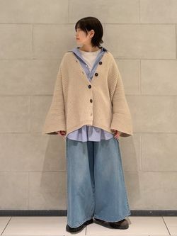 12OZデニム ライズパンツのコーディネートスナップ（AT）｜journal