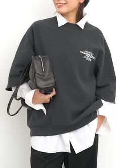 AMERICANA/アメリカーナ】 HALF SLEEVE SWEATのコーディネートスナップ