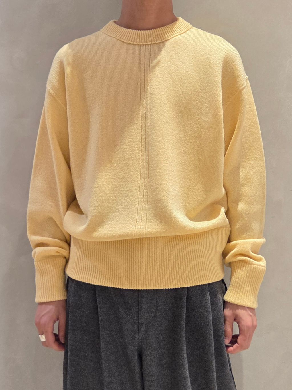 L`etiquette × EDIFICE】フレンチ アーミー ニットのコーディネート