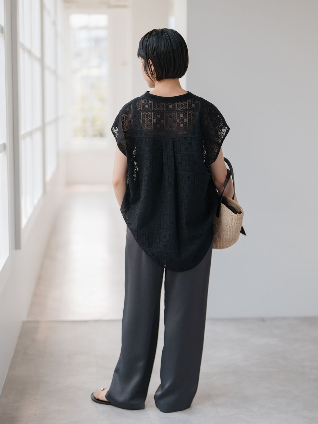 Itamiです。 新色有り / 追加予約》ワッシャーサテンイージーパンツの