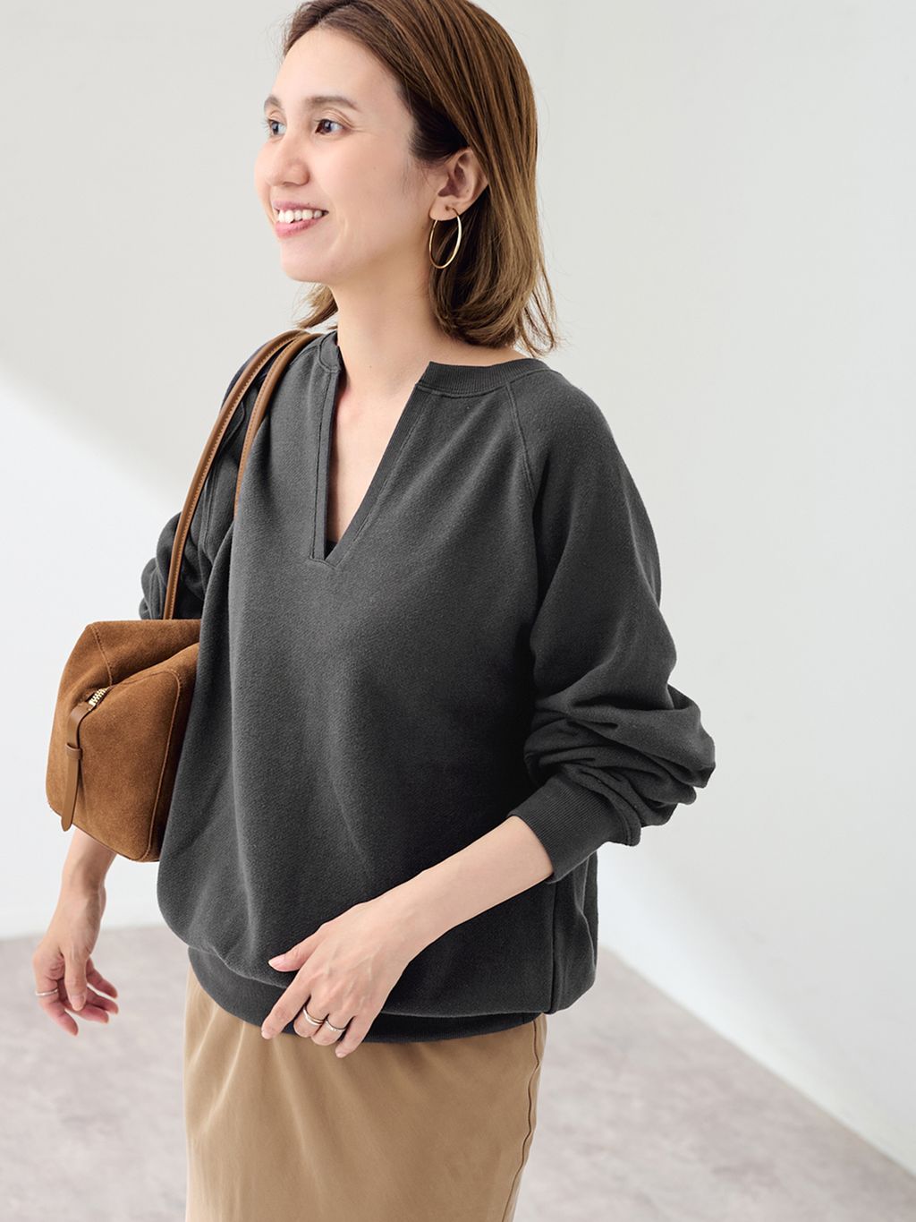 ≪追加予約≫Butter Terry キーネックスウェットのコーディネート