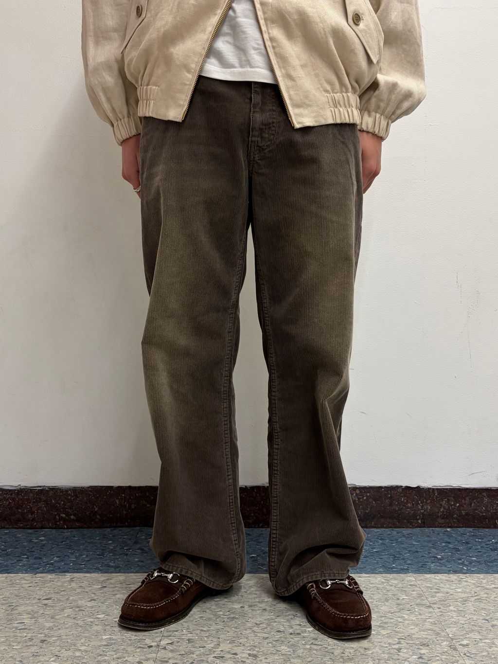 FOLL / フォル】linen gabardine harrington jacketのコーディネート