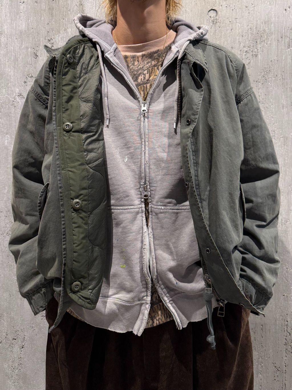 M65 ショート モッズ ガーメントダイ / ライナー付きのコーディネート