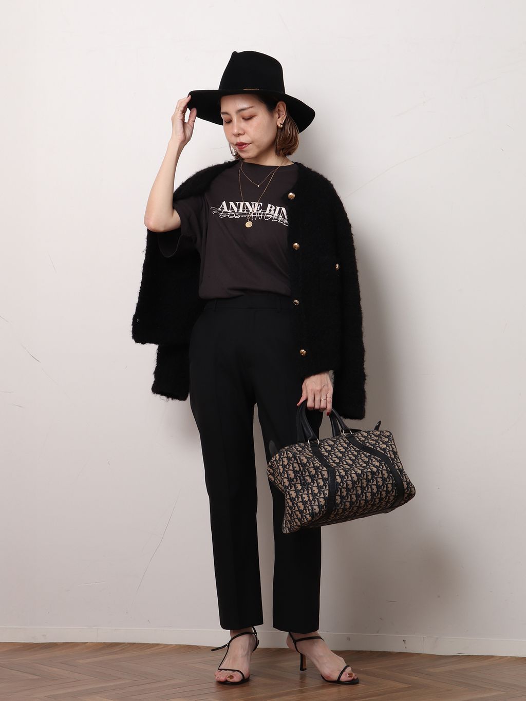 VINTAGE DIOR/ディオール 】ボストンバッグ 30 trotterの
