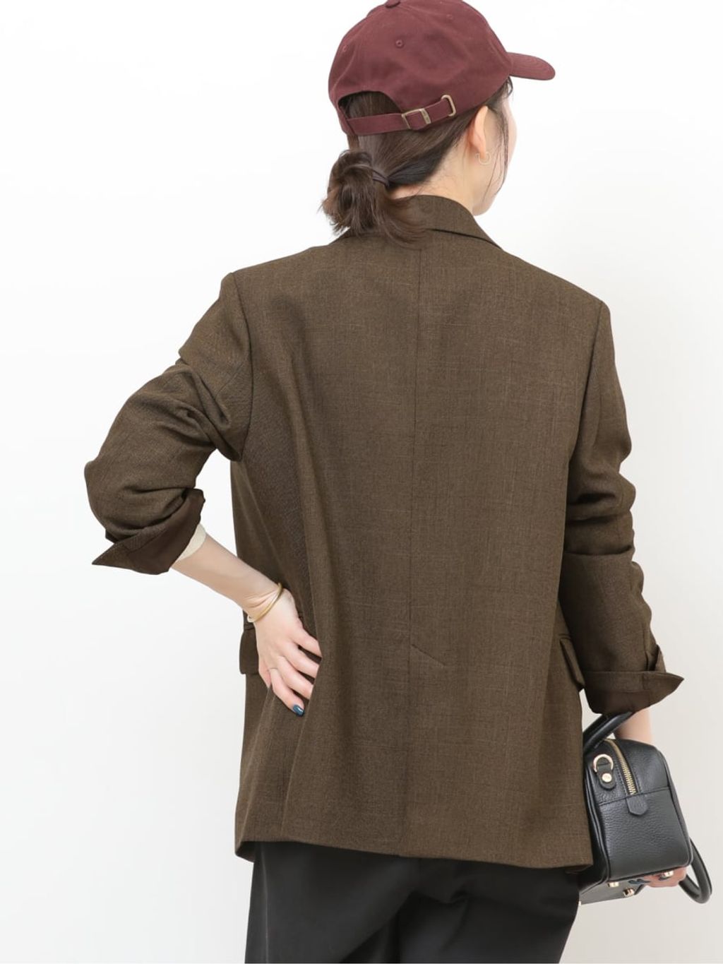 追加2》シャークツイードテーラードジャケットのコーディネート