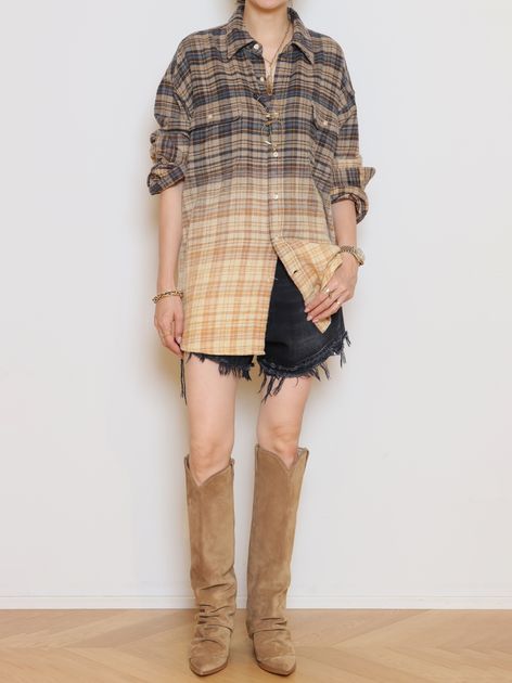 MIXTWEED KNIT ジャケットのコーディネートスナップ（MUSE）｜MUSE de