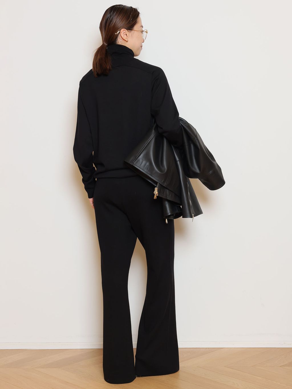 EMMETI/エンメティー】LAMB SKIN ブルゾンのコーディネートスナップ