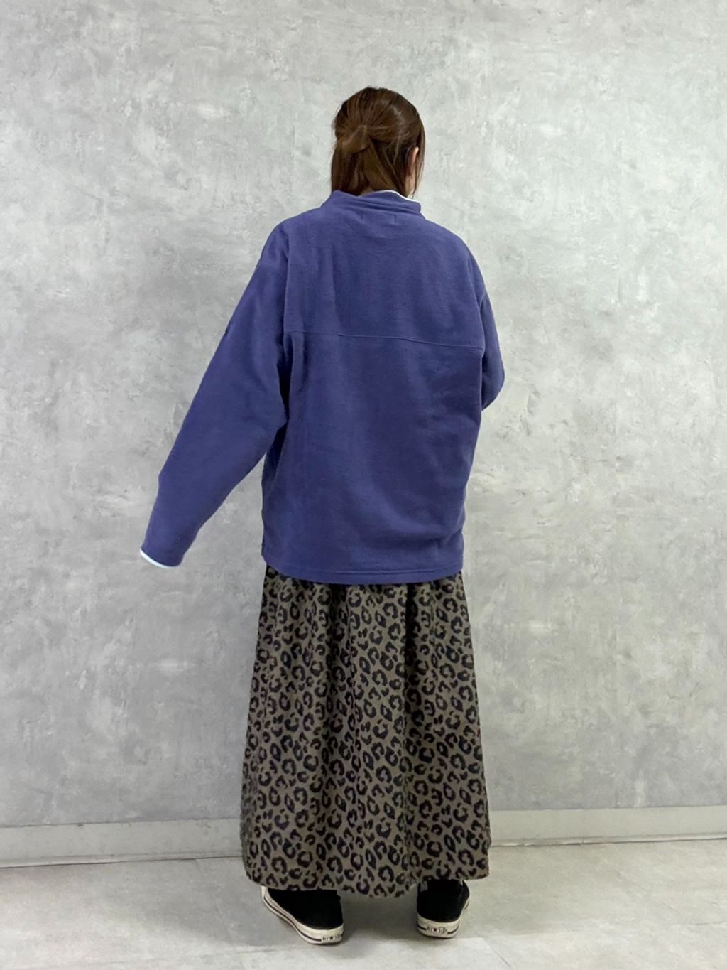 追加予約》ダブルJQレオパ スカートのコーディネートスナップ（M.F