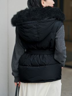 YVES SALOMON イヴ サロモン ダウンベスト 25WAG00565DOTM/VESTの