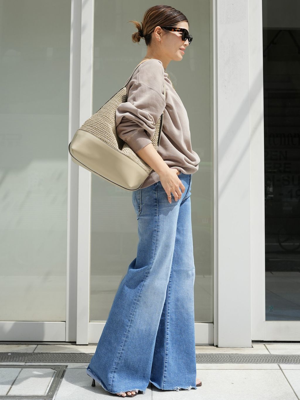 Vintage Off Shoulder プルオーバーのコーディネートスナップ（HIRO