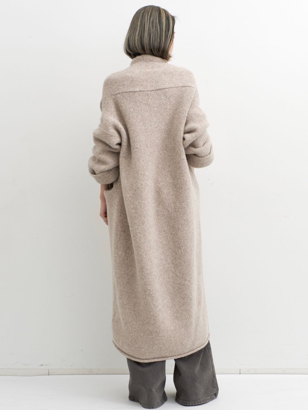LAUREN MANOOGIAN/ローレン マヌージアン】LONG SHAWL CARDIGANの