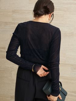 追加予約》Flocky Mesh ロンT 2のコーディネートスナップ（risa