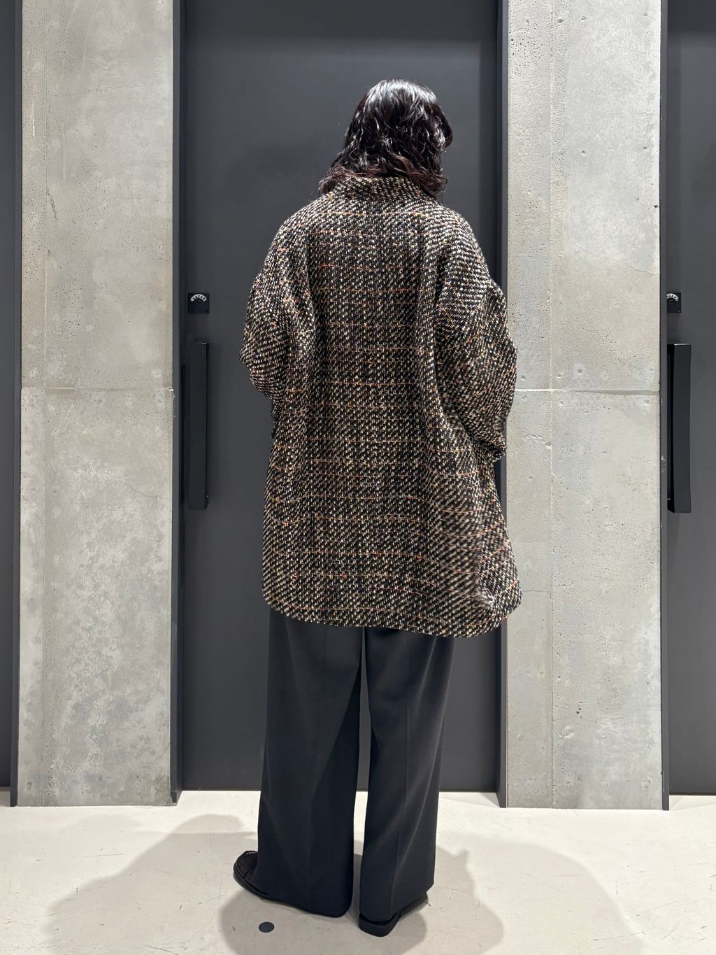 追加》SUPER140S/GIOLICA コクーンコートのコーディネートスナップ