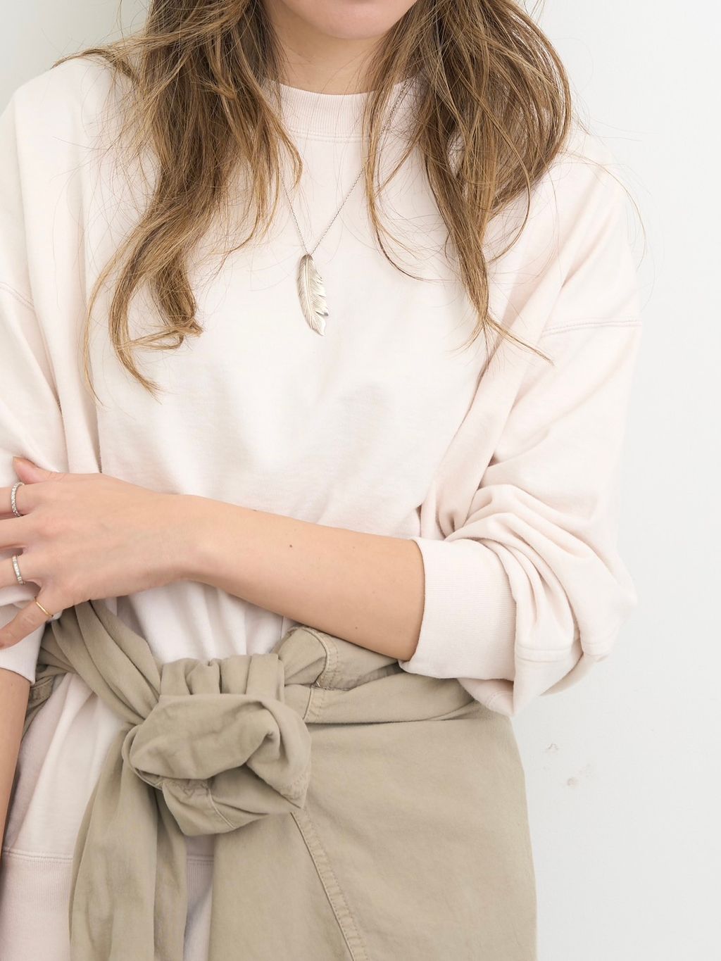 REMI RELIEF/レミ レリーフ】 CREW NECK SWEATのコーディネート