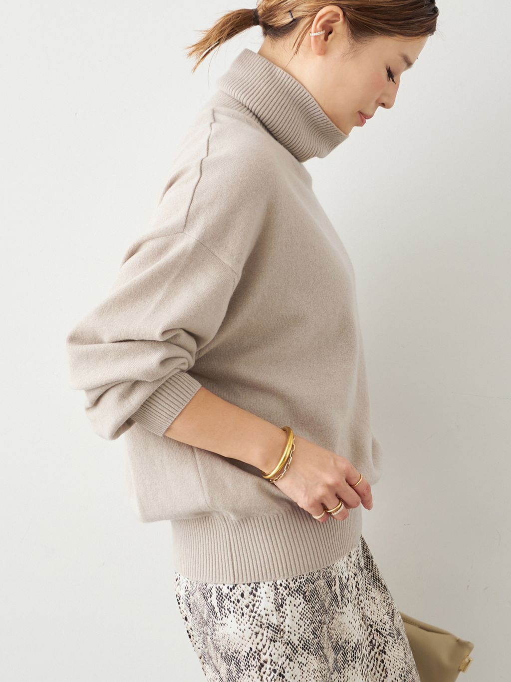 【新品】Deuxieme Classe JUSPER タートルネックプルオーバー JUSPER タートルネック プルオーバー（ニット／セーター）｜Deuxieme