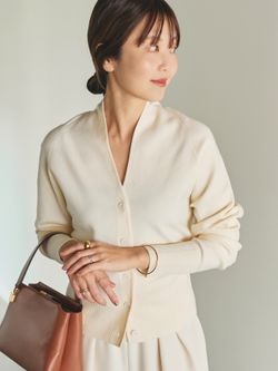 LE PETIT PULLE / ル プティ プレ 別注 TULIP COLLAR カーディガンの