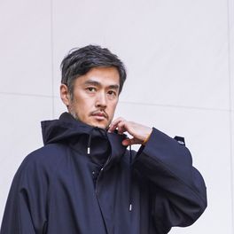 LA BOUCLE / ラブ―クル】バルカラー シャンブレー ツイルコートの