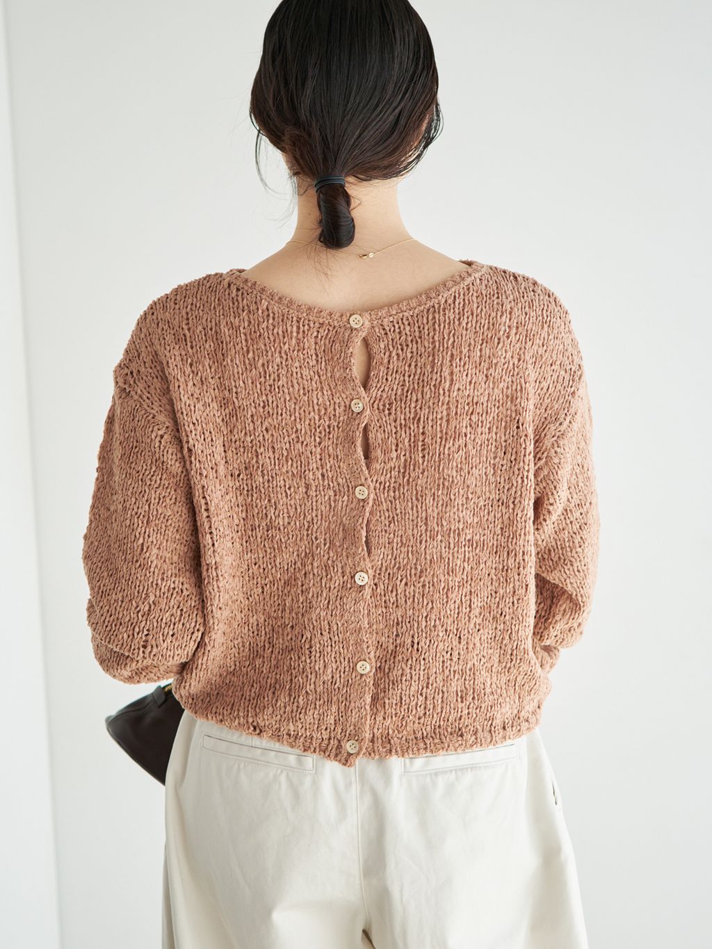 追加予約》Fringe yarn カーディガン 2のコーディネートスナップ