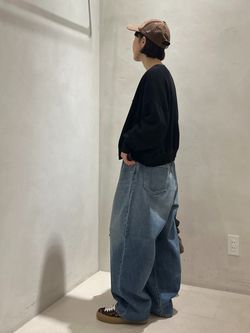 追加2》13OZデニム タックラウンドパンツのコーディネートスナップ