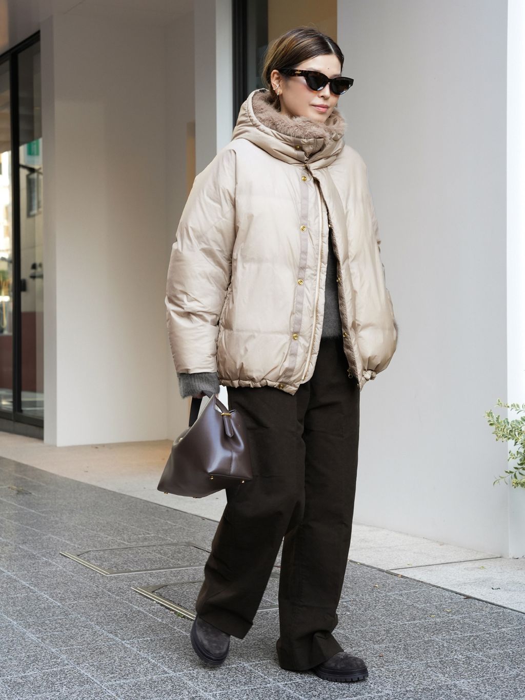 ダウンジャケットのコーディネートスナップ（HIRO）｜Deuxieme Classe