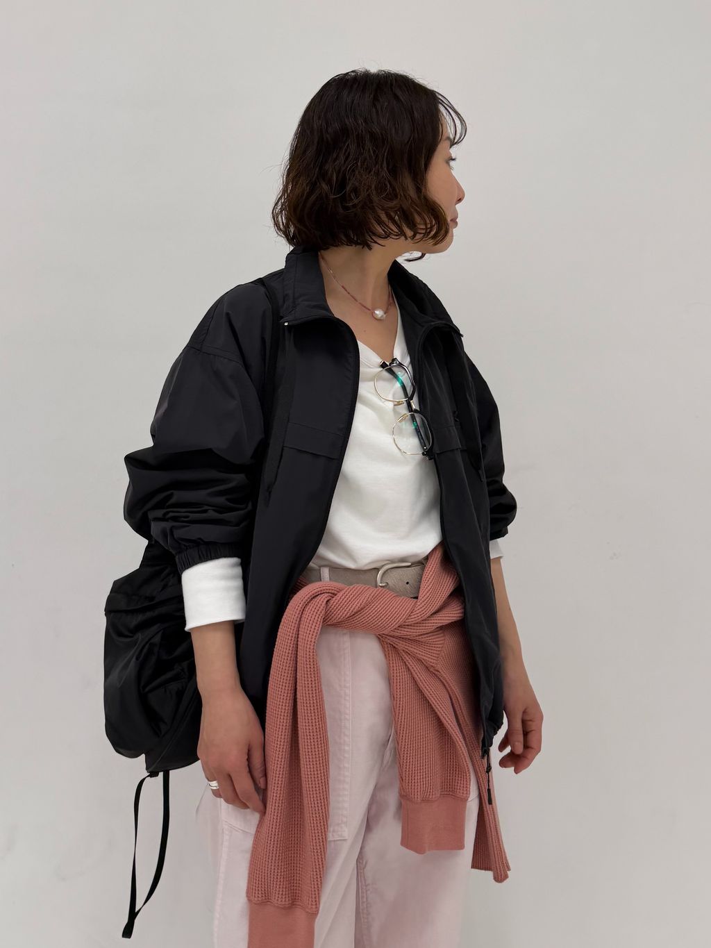 Karrimor×FRAMeWORKコラボブルゾンのコーディネートスナップ（yoko