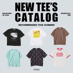 夏のTシャツ、全部見せます。｜TEE図鑑2026｜JOURNAL STANDARD relume