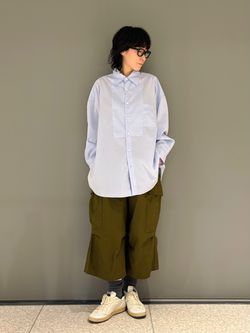 オックスワッシャー カーゴパンツのコーディネートスナップ（A.I