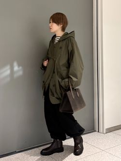ナイロンハーフコートのコーディネートスナップ（M.K）｜journal