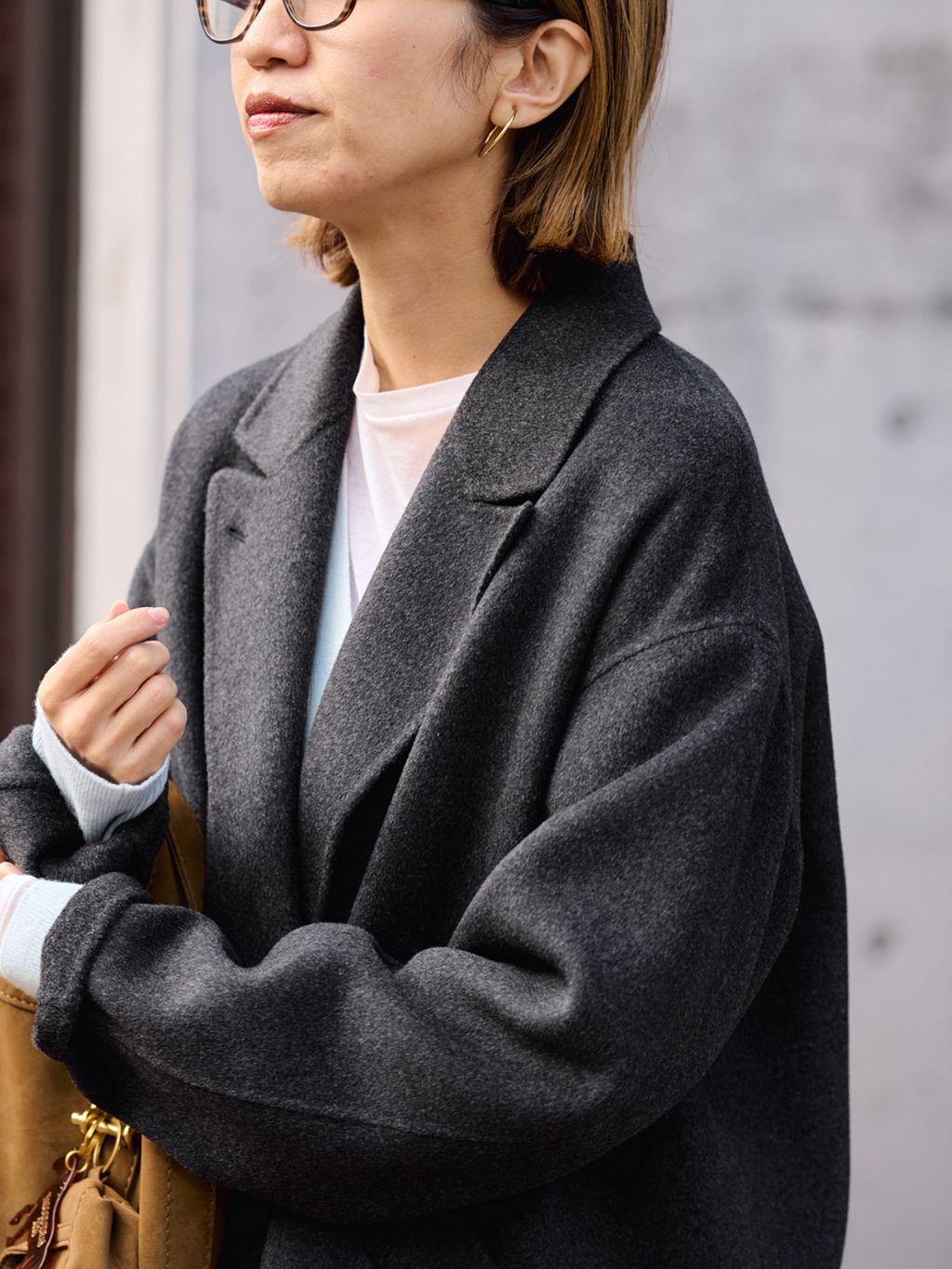 ≪追加≫SUPER160'sダブルブレストコート 4のコーディネートスナップ