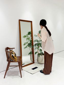 予約》《大型家具》TRESTLES STYLE MIRROR トラッセル ミラーの