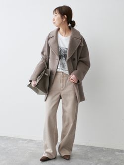 新色有り / 追加》TICCA / ティッカ ピーコートのコーディネート