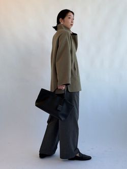 かもさん専用SLOBE IENA souplewool スタンドコート WEB限定/追加予約2》souple woolダブルフェイススタンドコートの