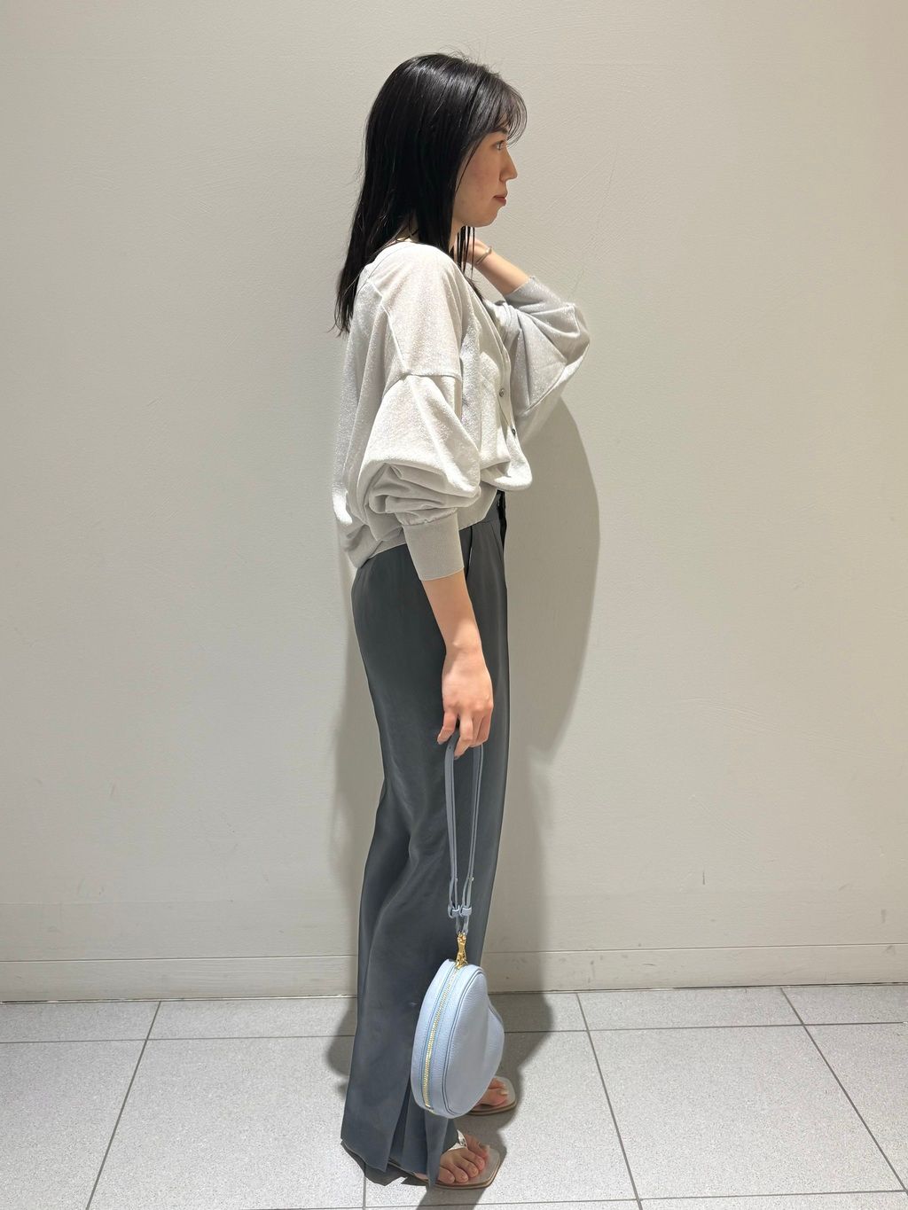 18G 2WAYラメドルマンカーディガンのコーディネートスナップ（haruka