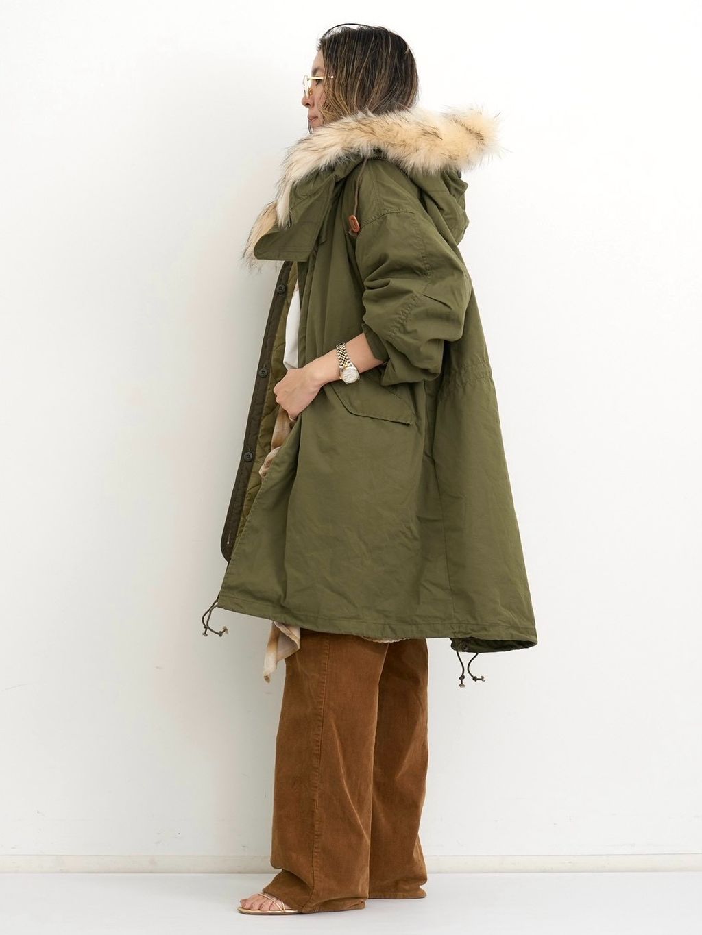 REMI RELIEF/レミ レリーフ】 M65 COATのコーディネートスナップ
