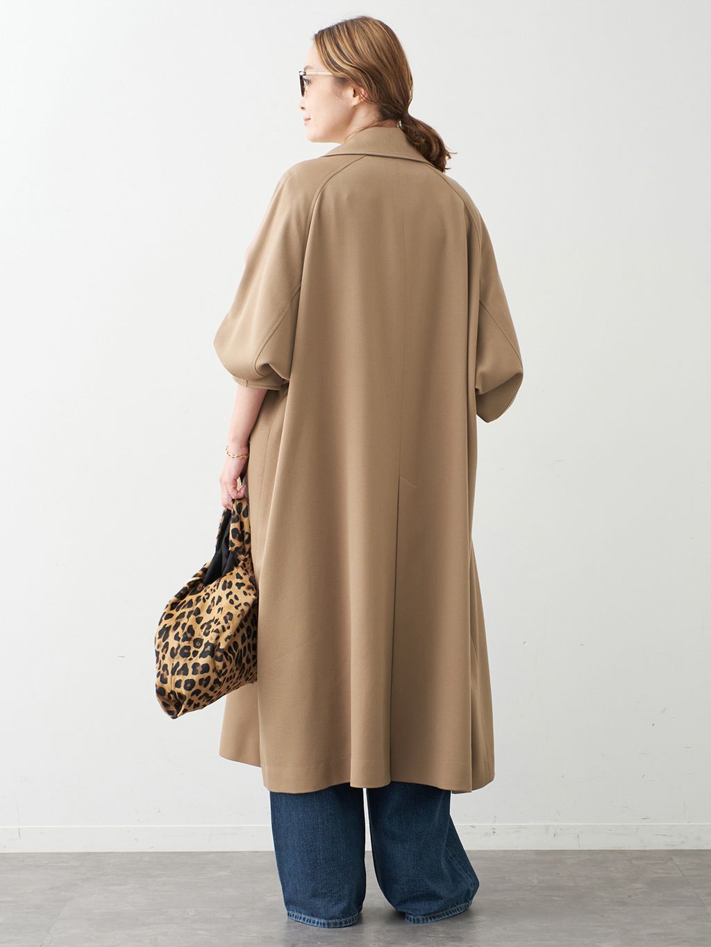 Botany Twill オーバーコートのコーディネートスナップ（MIZU