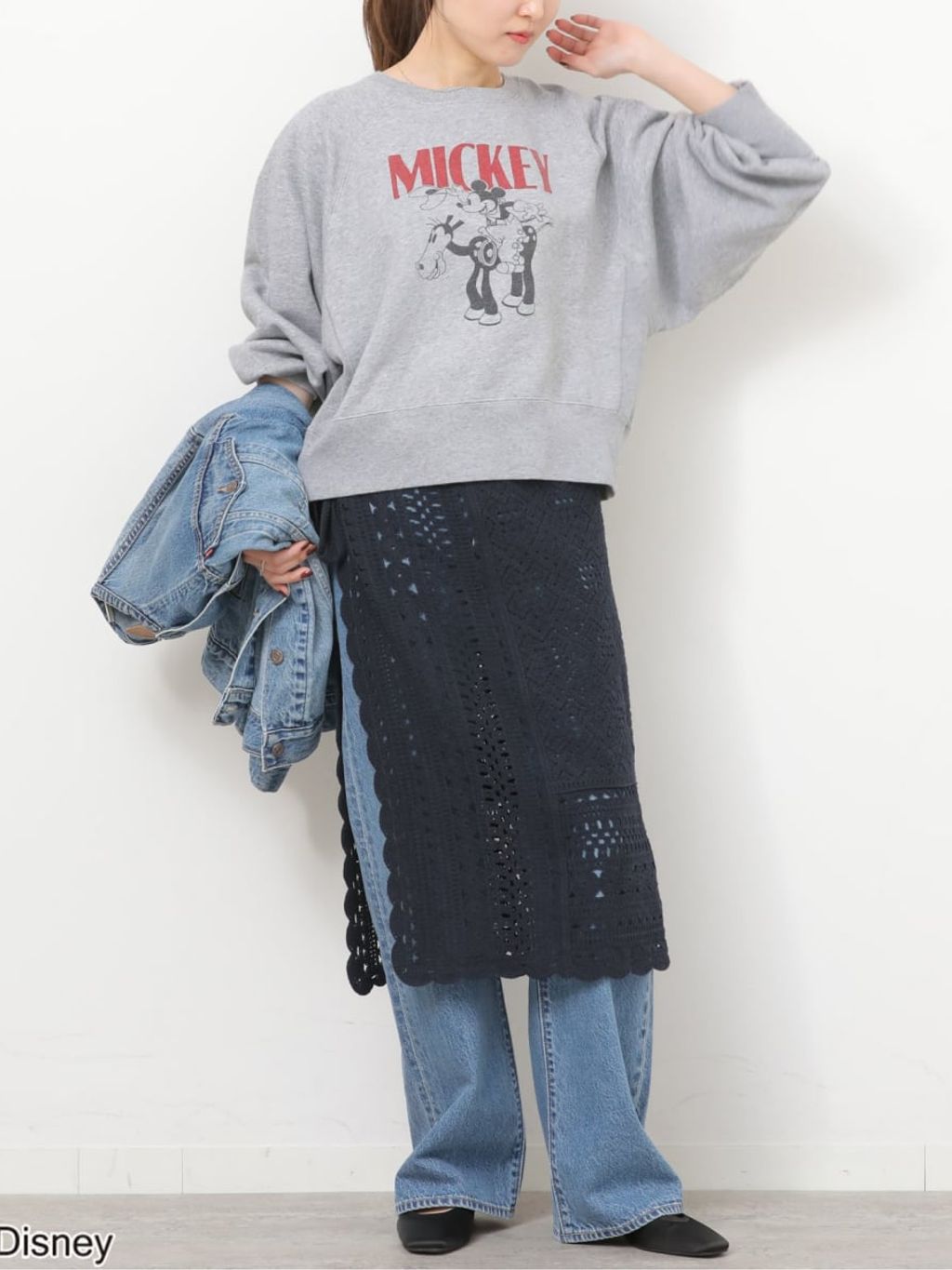 26SS新作］別注【GOOD ROCK SPEED】＜MICKEY MOUSE＞スウェットの