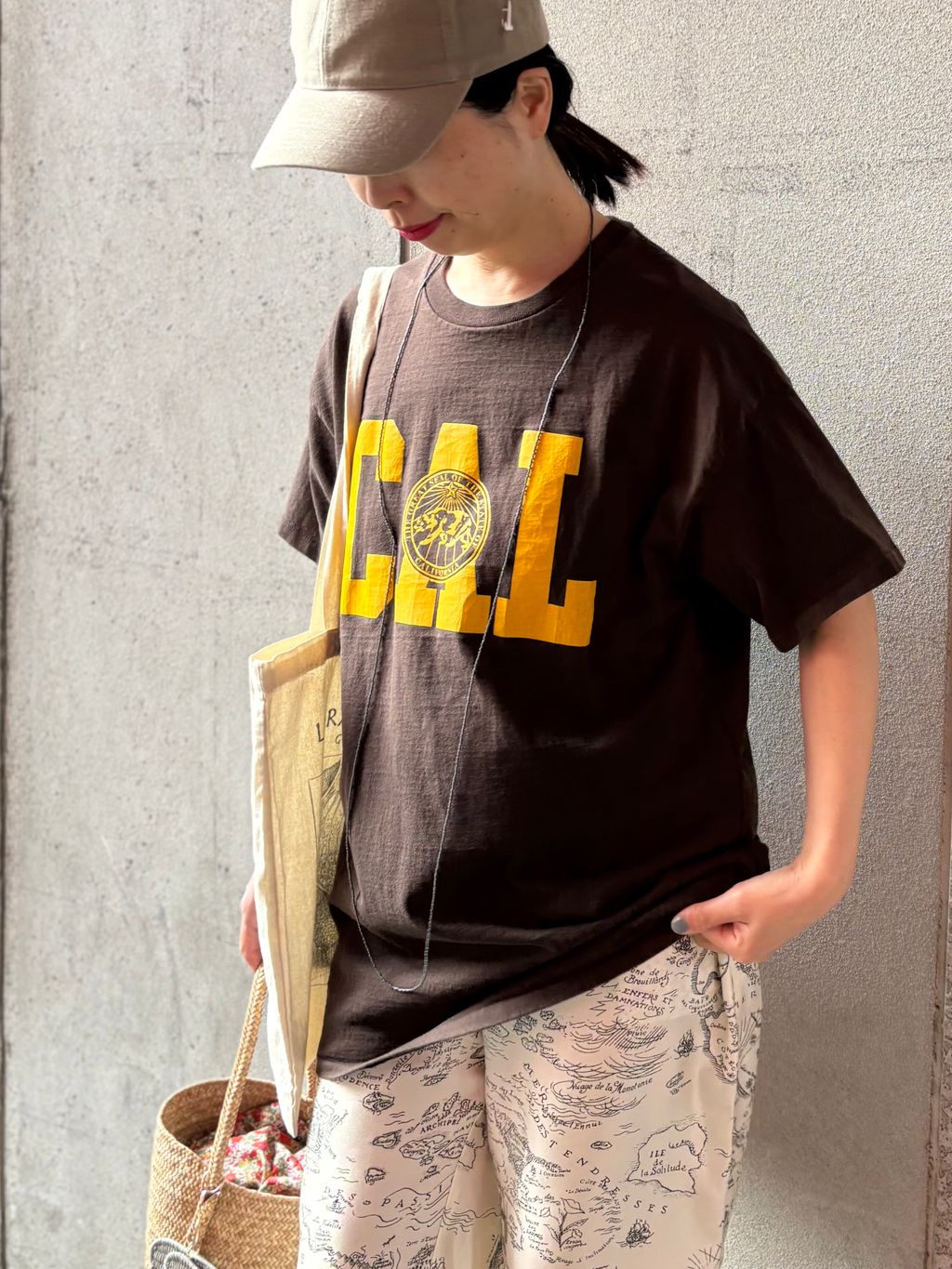 SLOPPY PRINT LOGO TEEのコーディネートスナップ（K.H）｜journal