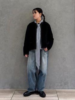 追加》13OZデニム タックラウンドパンツのコーディネートスナップ（Y.K