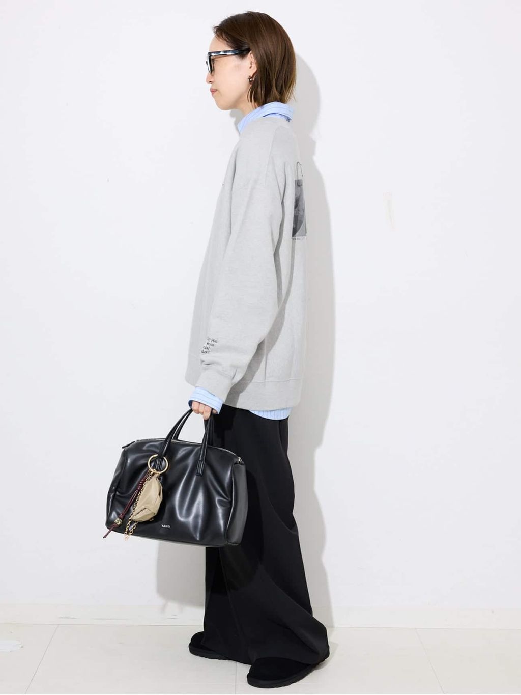 WEB限定/追加2》HAPPYCOLOR SHIRTのコーディネートスナップ（Sally