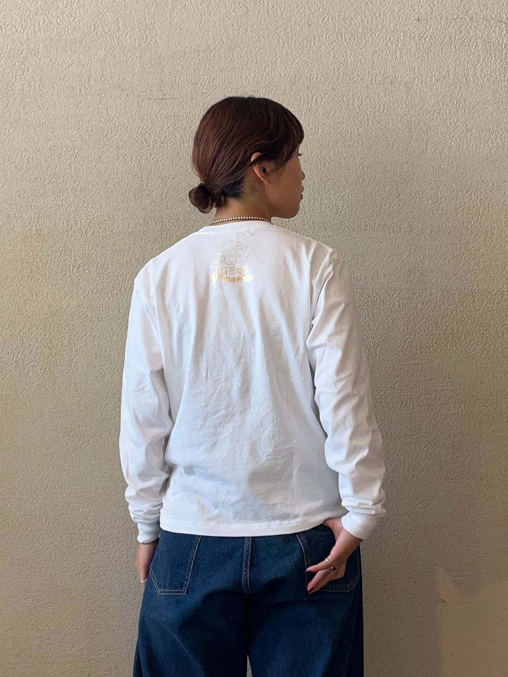 ES:S】 SUPER WIDE CINCH BACK JEANSのコーディネートスナップ（KY