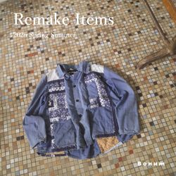2026SS LOOK掲載｜リメイクアイテムラインナップ｜Bonum｜ブログ