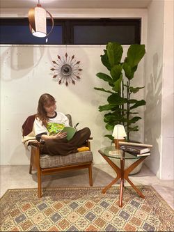 大型商品》WICKER LOUNGE CHAIR ウィッカーラウンジチェアの 
