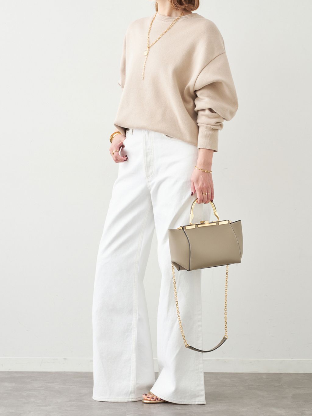 SMOOTH TOP クルーネック プルオーバー SMOOTH TOP クルーネック プルオーバー（ニット/セーター）｜Deuxieme