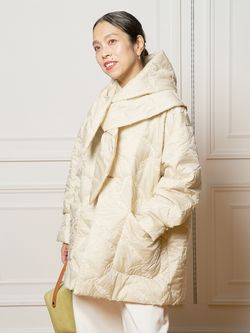 IENA LA BOUCLE ZERO DOWN キルトコートのコーディネートスナップ