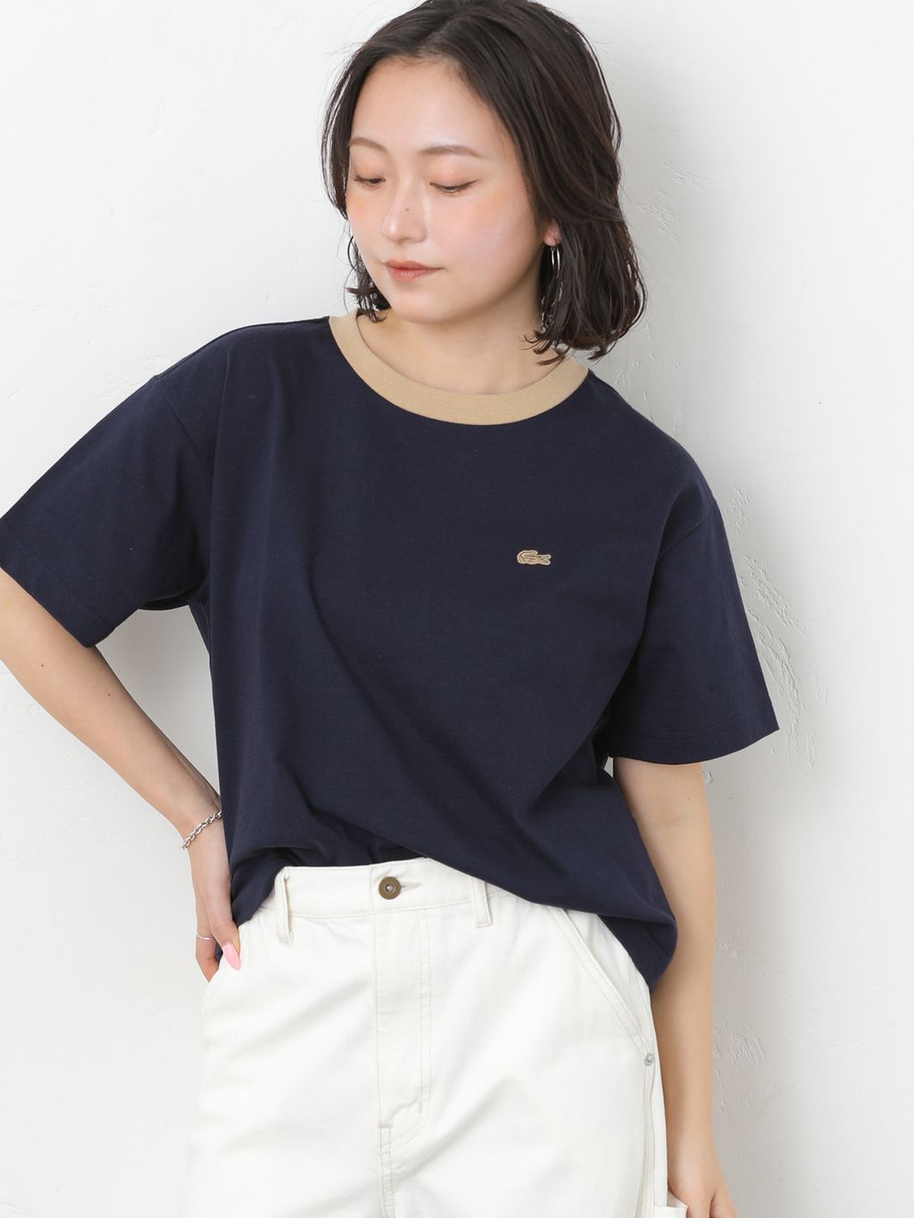 ルーズストレートペインターデニムのコーディネートスナップ（RIN