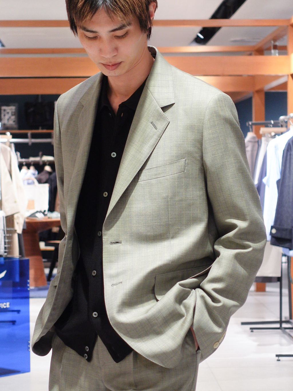 AURALEE (オーラリー) BLUEFACED WOOL JACKETのコーディネートスナップ