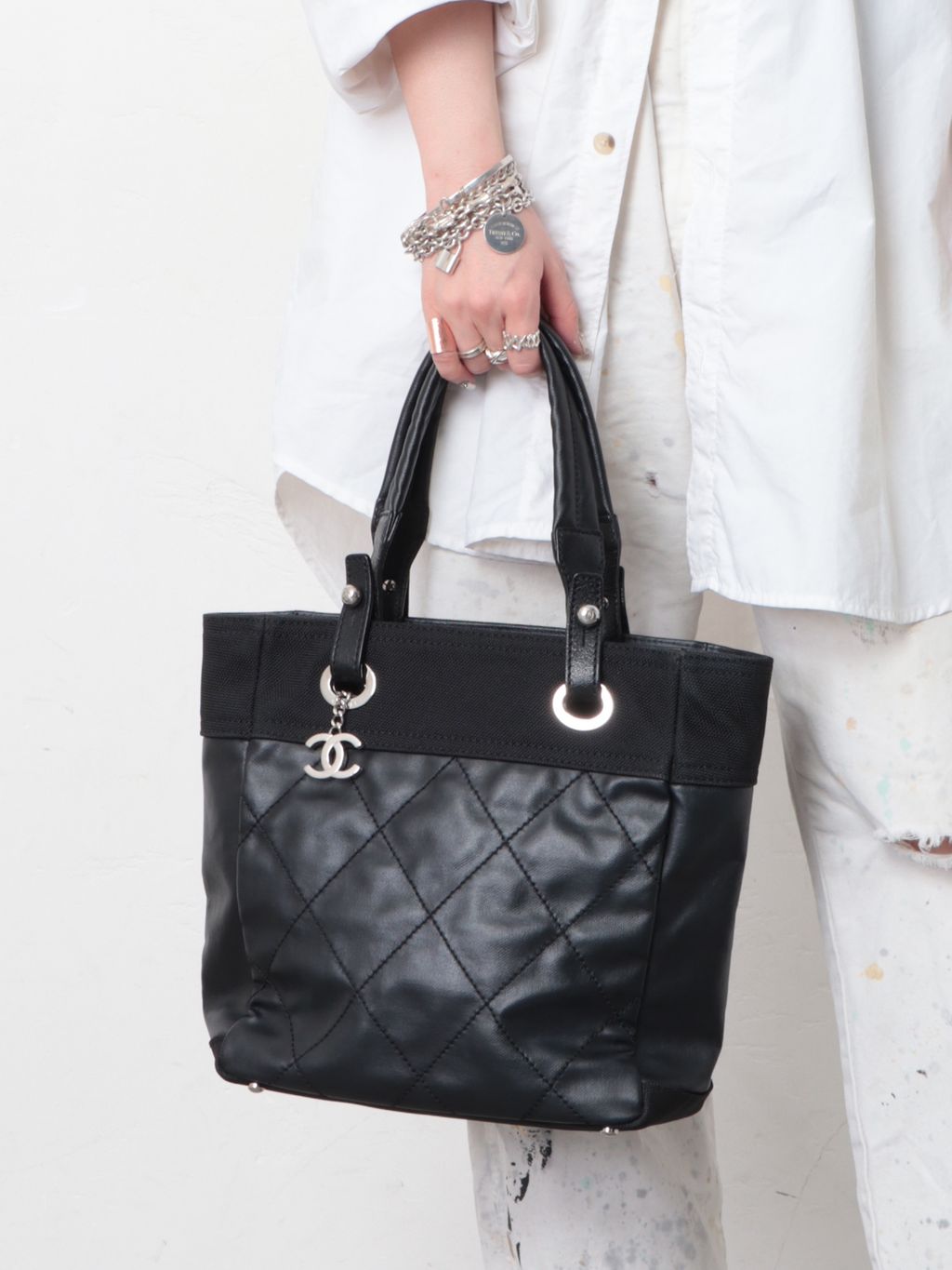 VINTAGE CHANEL/シャネル】Paris biarritz toteのコーディネート