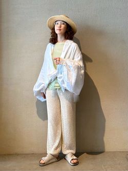 enrica】 MESH KNITTED PANTSのコーディネートスナップ（OE